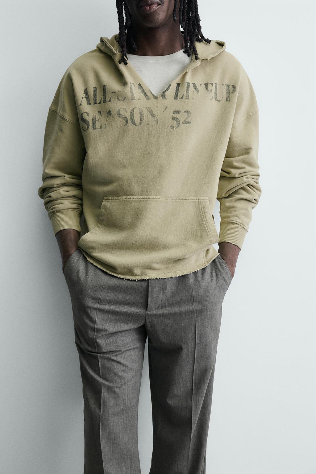 ТОЛСТОВКА С ЭФФЕКТОМ ПОТЕРТОСТИ И ПРИНТОМ