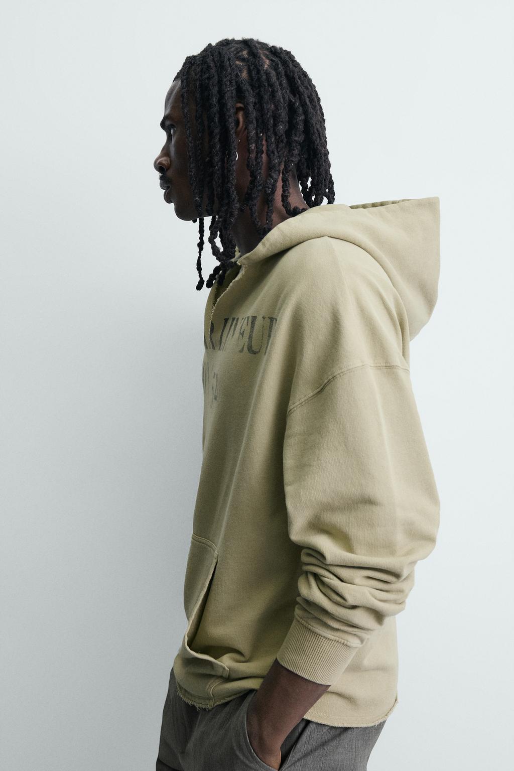 ТОЛСТОВКА С ЭФФЕКТОМ ПОТЕРТОСТИ И ПРИНТОМ