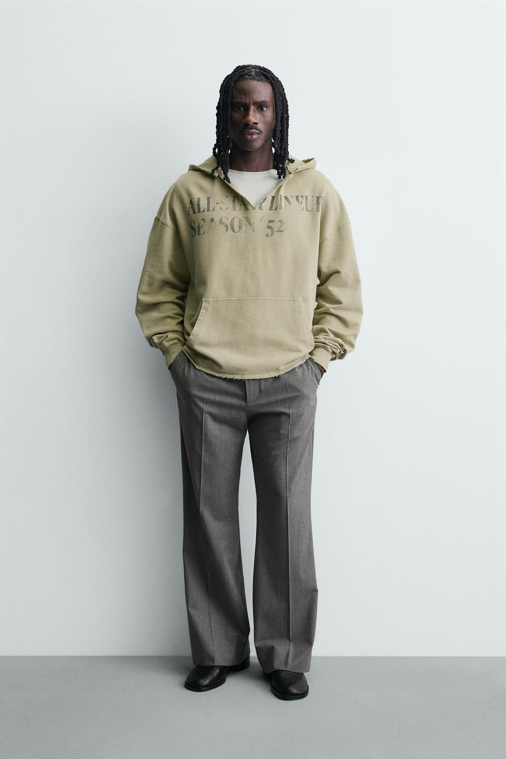 ТОЛСТОВКА С ЭФФЕКТОМ ПОТЕРТОСТИ И ПРИНТОМ