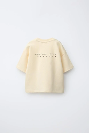 Футболка из интерлока с надписью