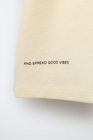 Футболка из интерлока с надписью