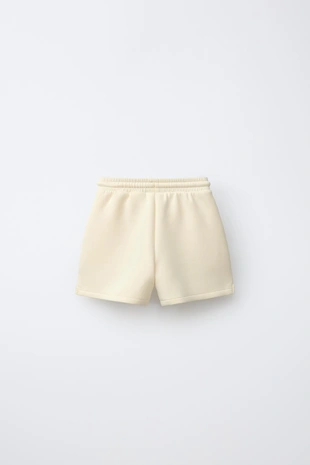 Шорты-бермуды интерлок с этикеткой