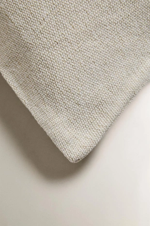 Чехол для подушки из джута и хлопка- Заказать в России