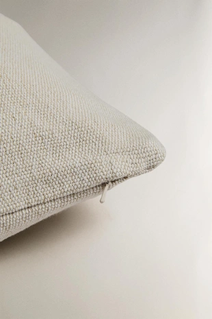 Чехол для подушки из джута и хлопка- Заказать в России