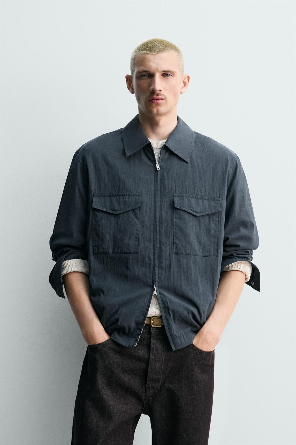 СВОБОДНАЯ КУРТКА-РУБАШКА стандартной посадки