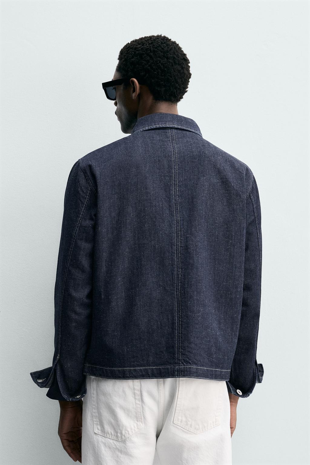 ДЖИНСОВАЯ КУРТКА-РУБАШКА НА МОЛНИИ