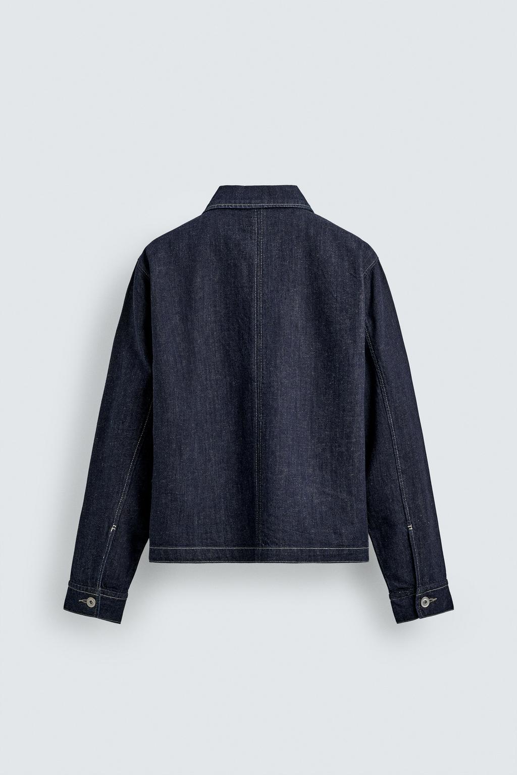 ДЖИНСОВАЯ КУРТКА-РУБАШКА НА МОЛНИИ