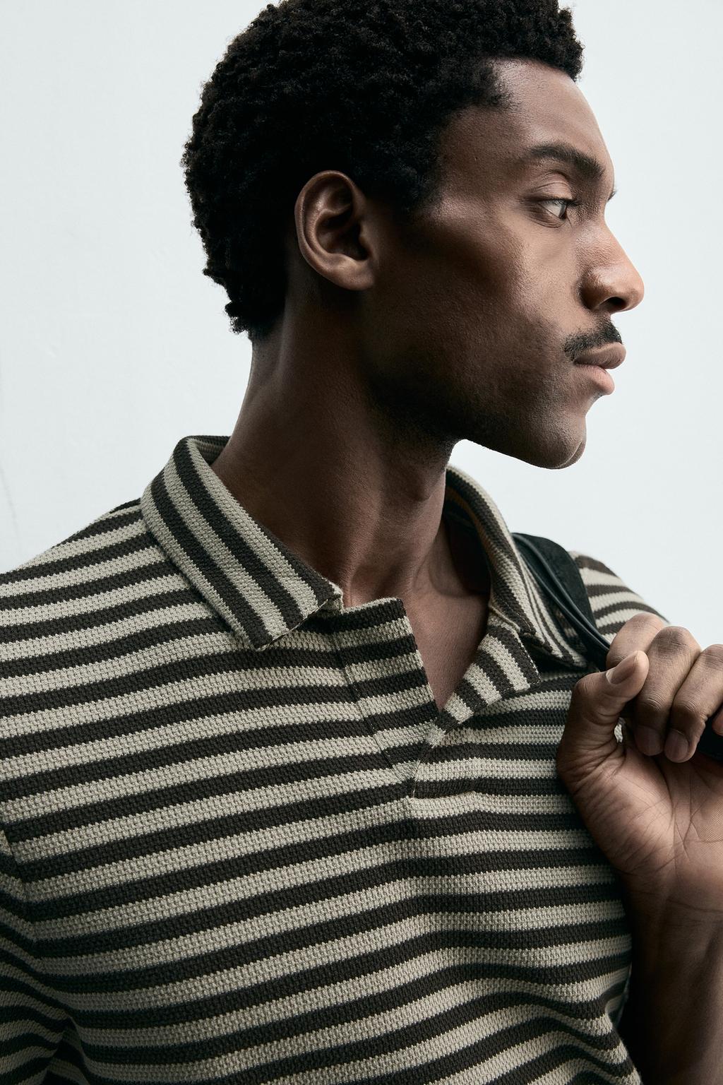 ПОЛО СВОБОДНОГО КРОЯ ИЗ РЕЛЬЕФНОЙ ТКАНИ