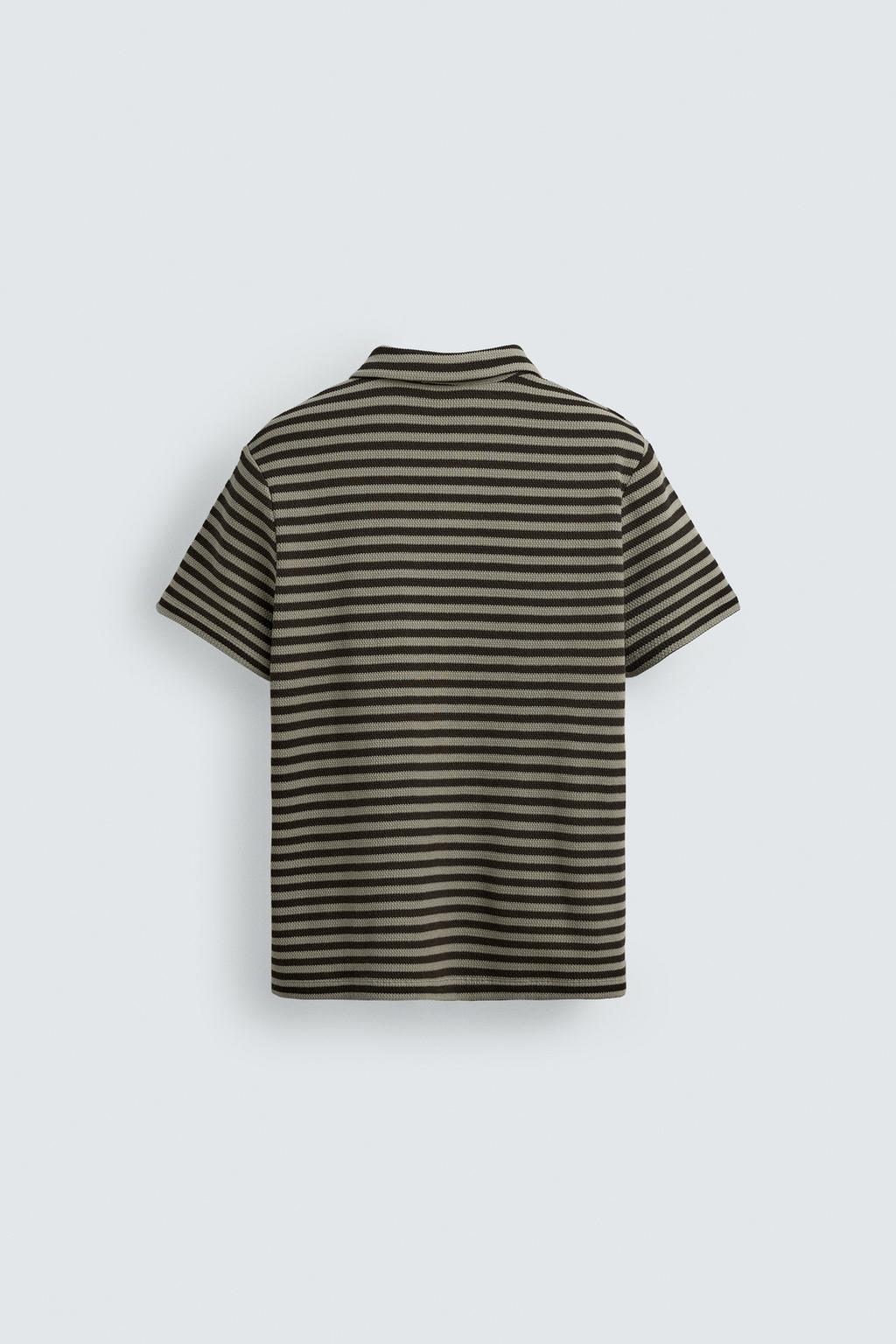 ПОЛО СВОБОДНОГО КРОЯ ИЗ РЕЛЬЕФНОЙ ТКАНИ