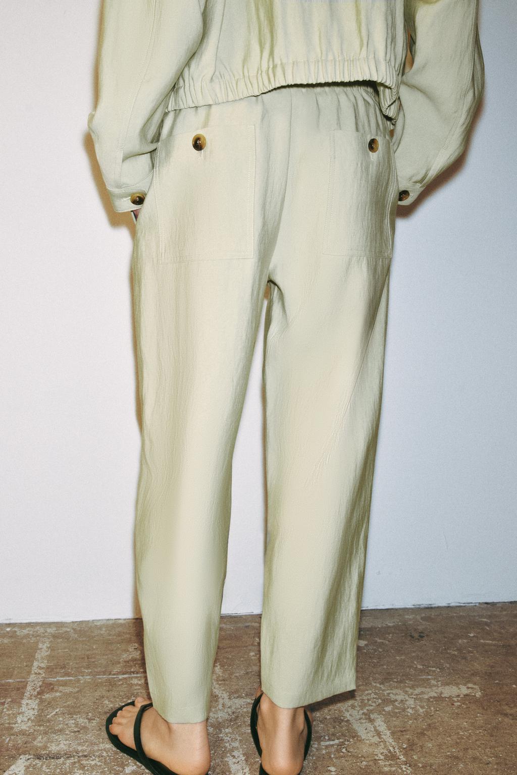 БРЮКИ  С ЭЛАСТИЧНЫМ ПОЯСОМ