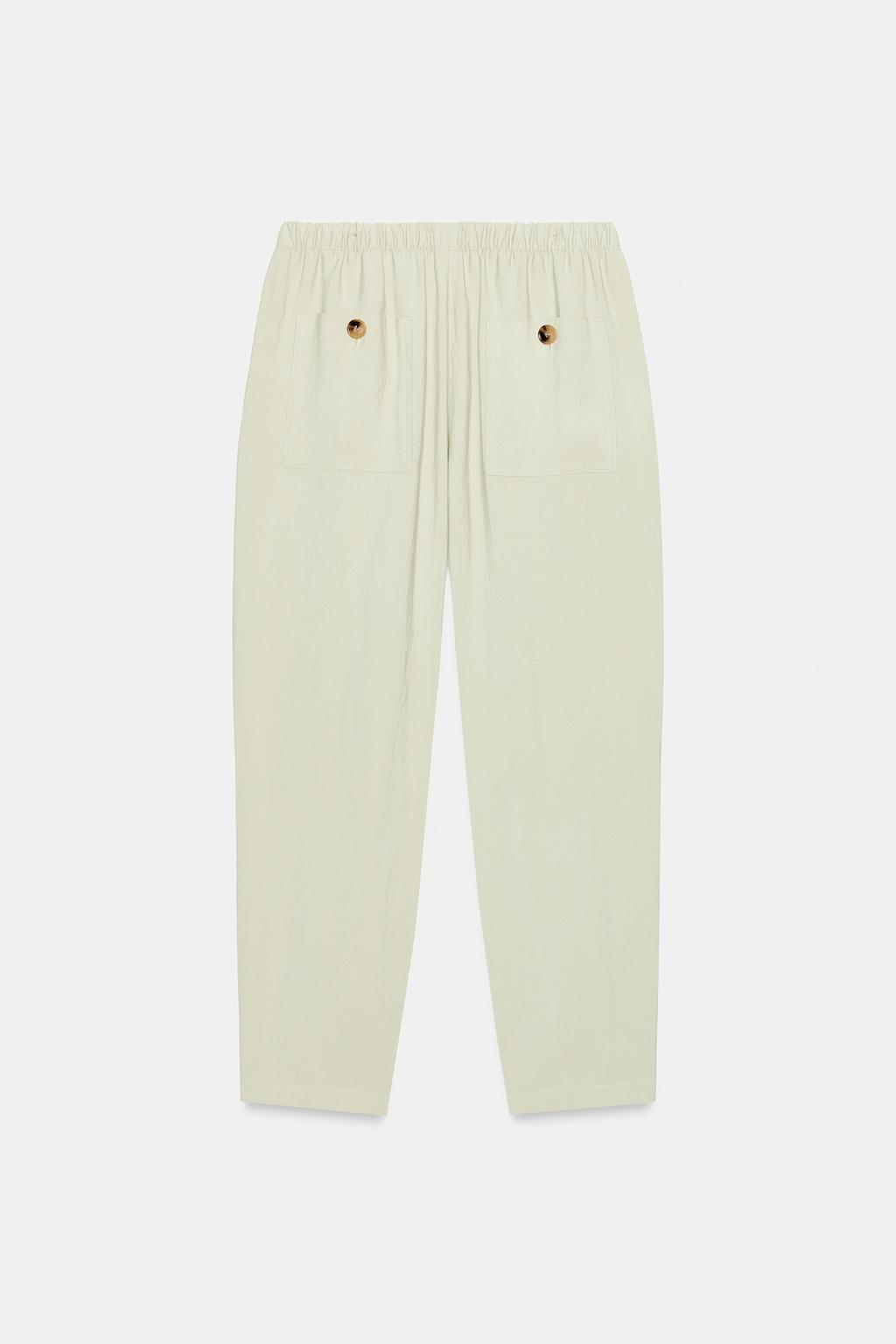 БРЮКИ  С ЭЛАСТИЧНЫМ ПОЯСОМ