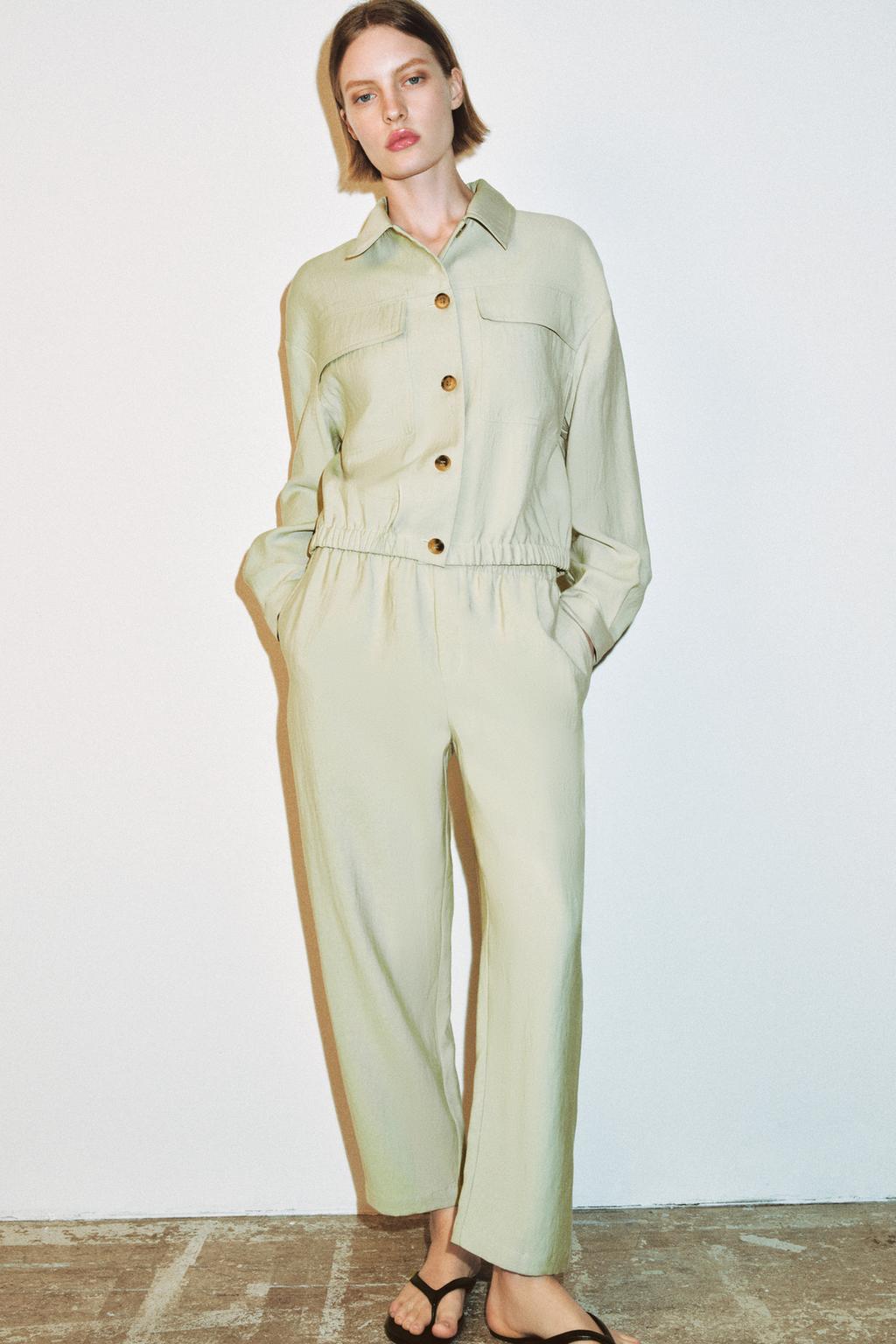 БРЮКИ  С ЭЛАСТИЧНЫМ ПОЯСОМ