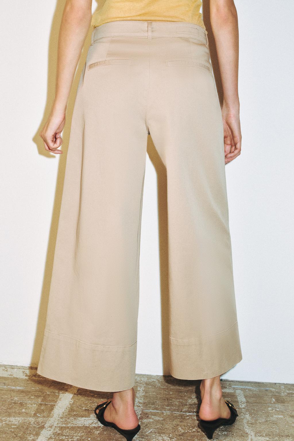 ДЖИНСОВЫЕ БРЮКИ-КЮЛОТЫ