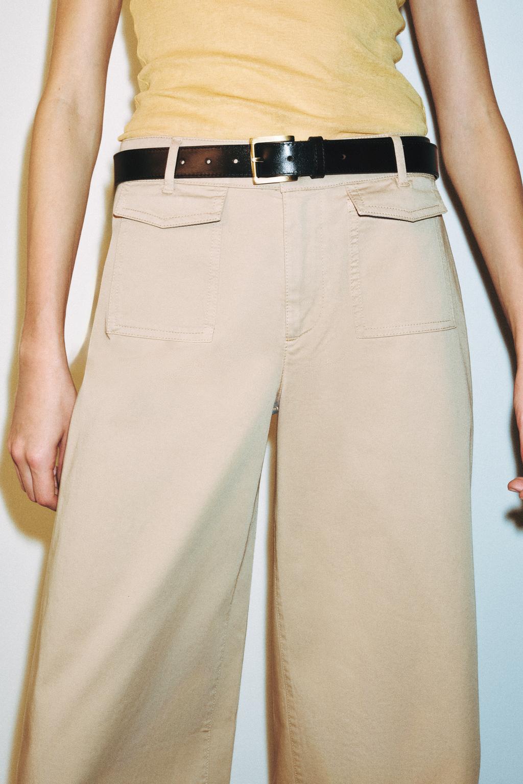 ДЖИНСОВЫЕ БРЮКИ-КЮЛОТЫ