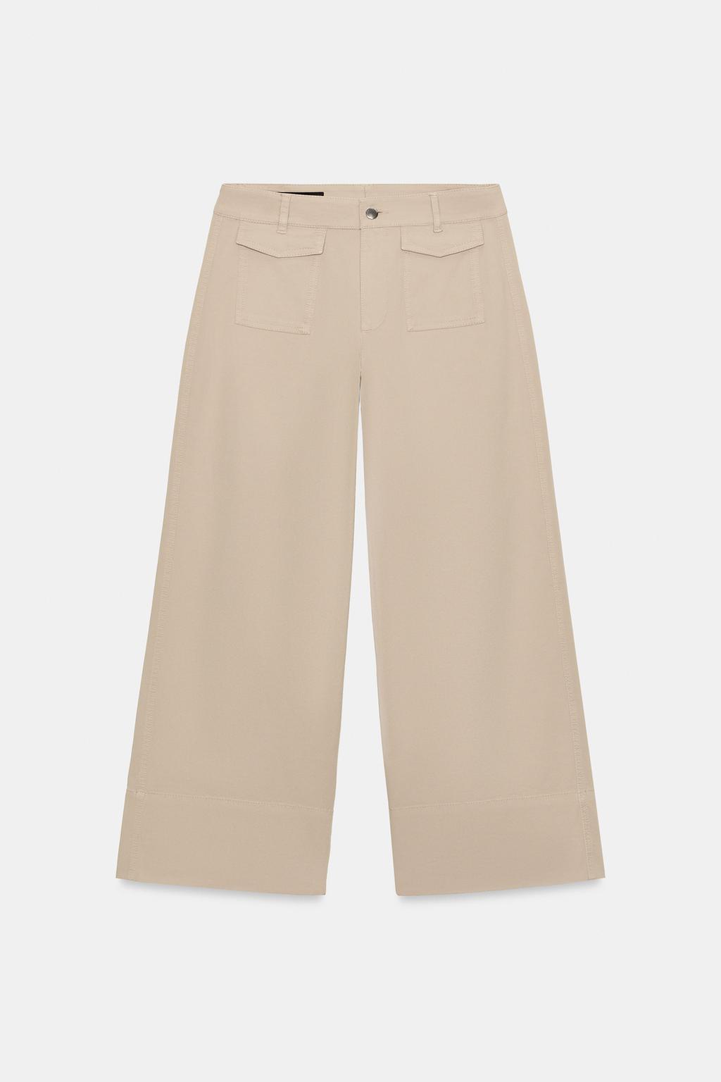 ДЖИНСОВЫЕ БРЮКИ-КЮЛОТЫ