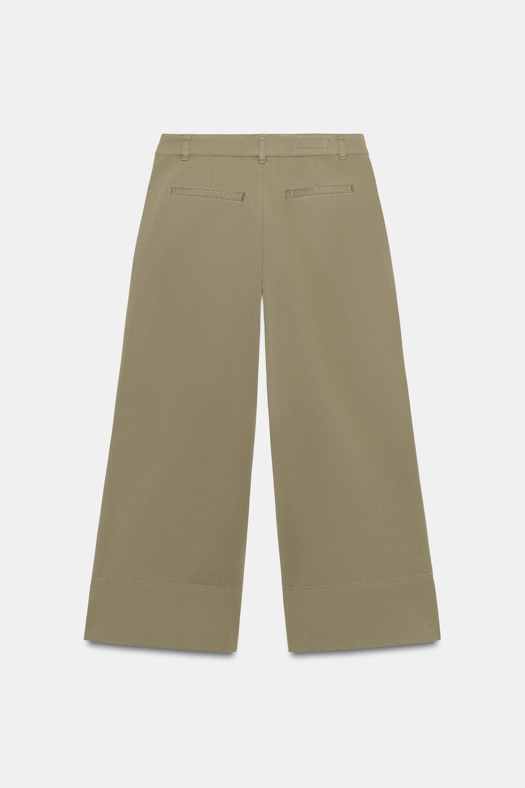 БРЮКИ-КЮЛОТЫ С КАРМАНАМИ