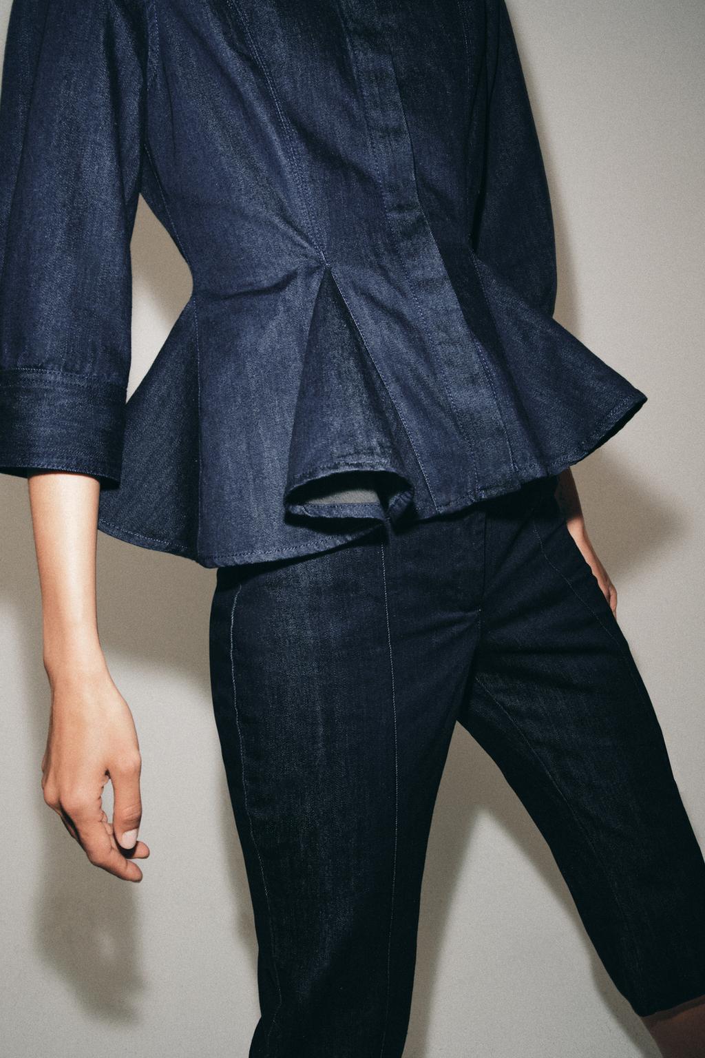 ДЖИНСЫ КАПРИ — коллекция Zara «ZW»