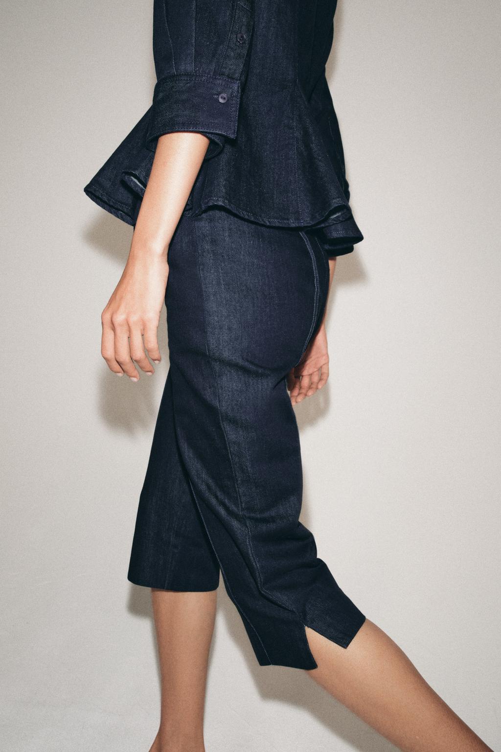 ДЖИНСЫ КАПРИ — коллекция Zara «ZW»