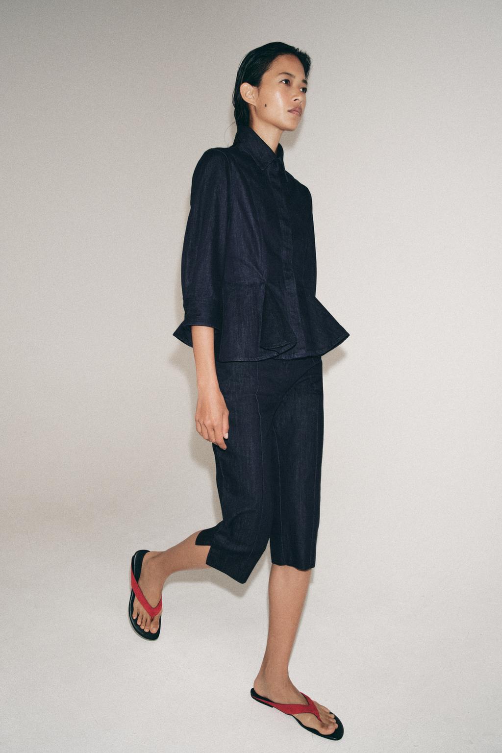 ДЖИНСЫ КАПРИ — коллекция Zara «ZW»