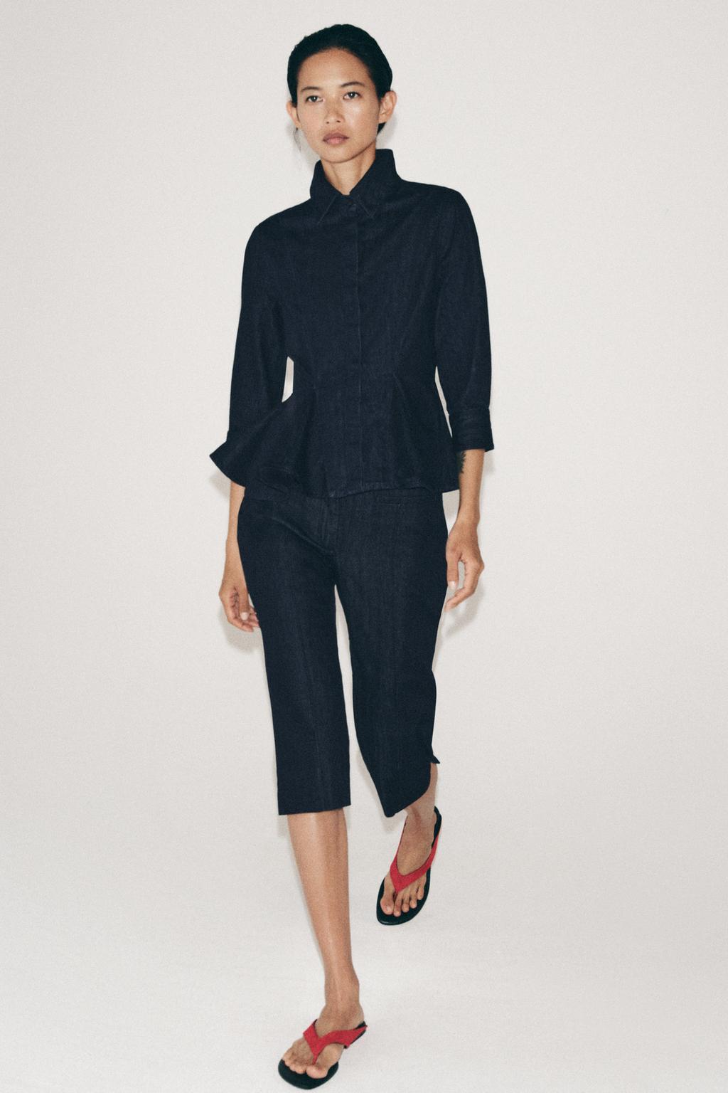 ДЖИНСЫ КАПРИ — коллекция Zara «ZW»