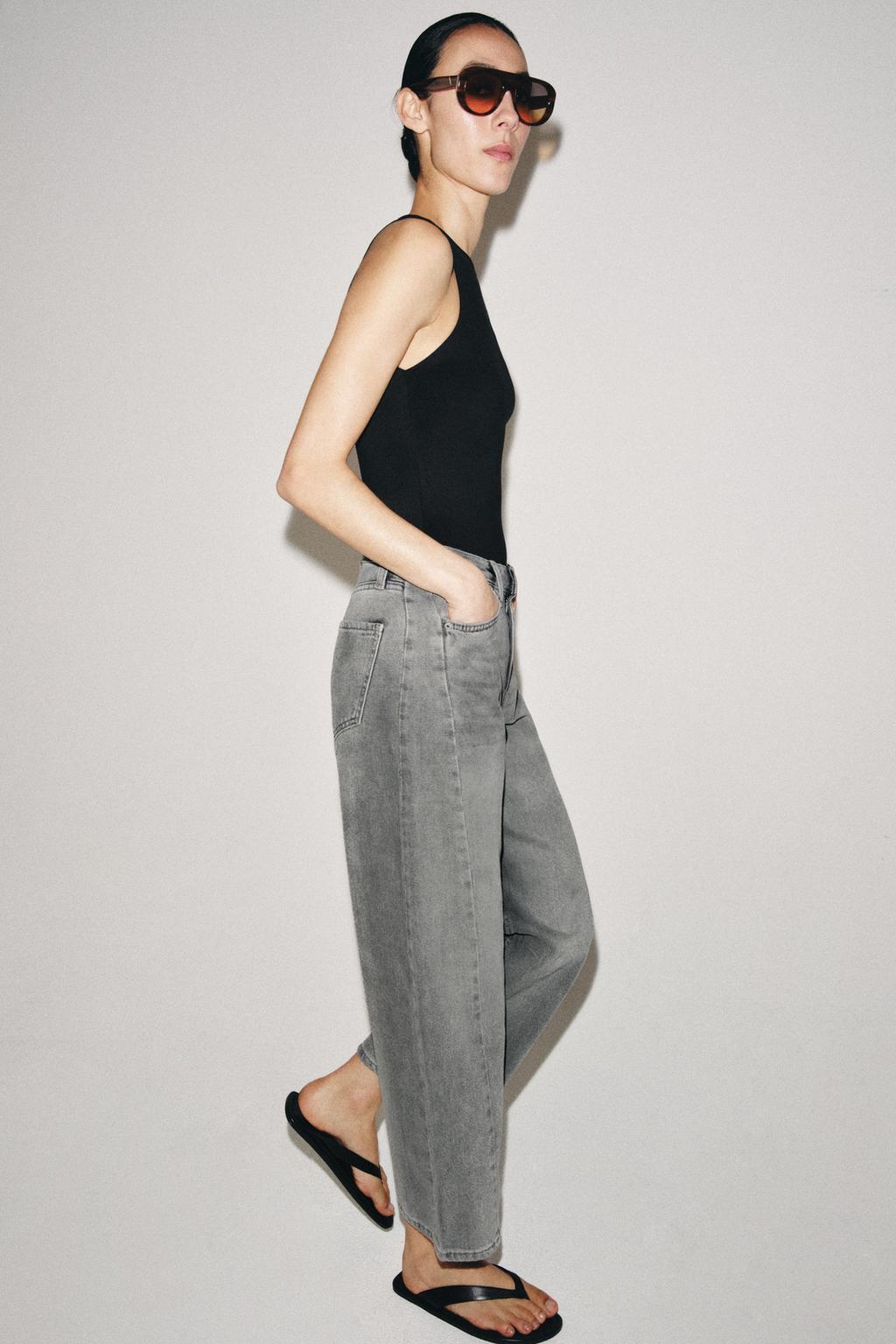 ДЖИНСЫ коллекция Zara «ZW» ANKLE  СО СРЕДНЕЙ ПОСАДКОЙ