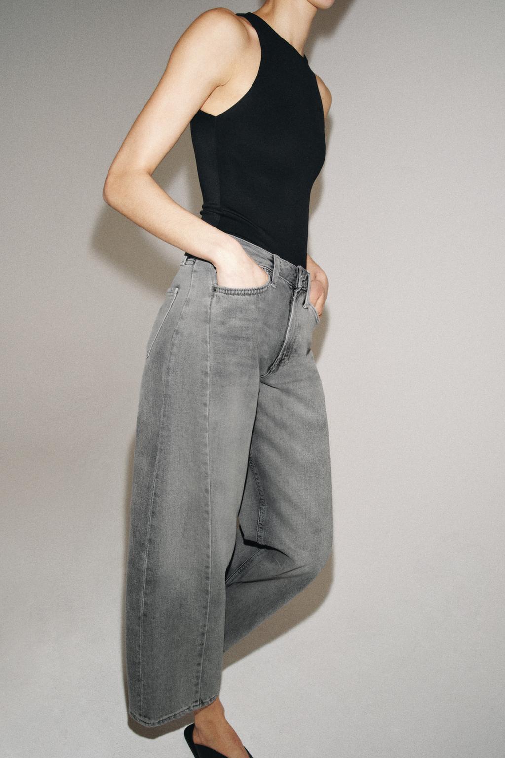 ДЖИНСЫ коллекция Zara «ZW» ANKLE  СО СРЕДНЕЙ ПОСАДКОЙ