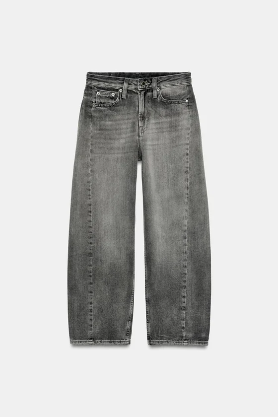ДЖИНСЫ коллекция Zara «ZW» ANKLE  СО СРЕДНЕЙ ПОСАДКОЙ