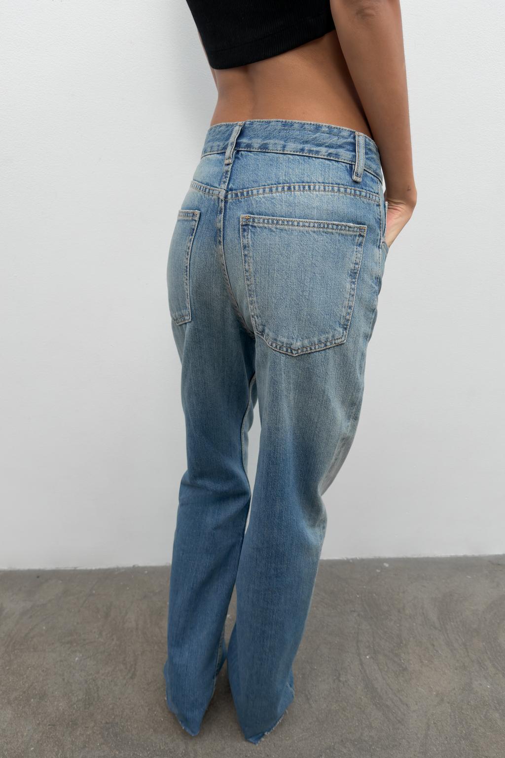 ДЖИНСЫ TRF  С ВЫСОКОЙ ПОСАДКОЙ