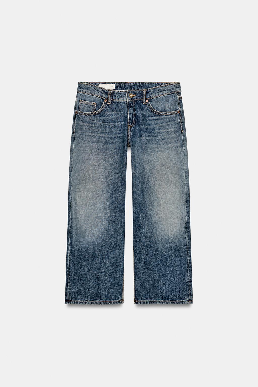 УКОРОЧЕННЫЕ ДЖИНСЫ TRF  С НИЗКОЙ ПОСАДКОЙ