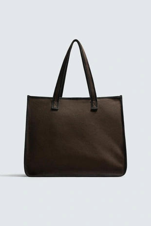 Сумка-шопер из ткани- Заказать в России