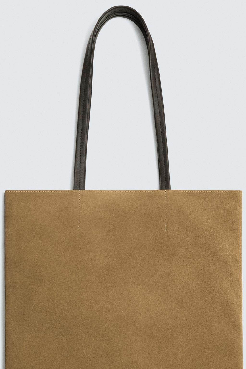 КОЖАНАЯ СУМКА-ШОПЕР