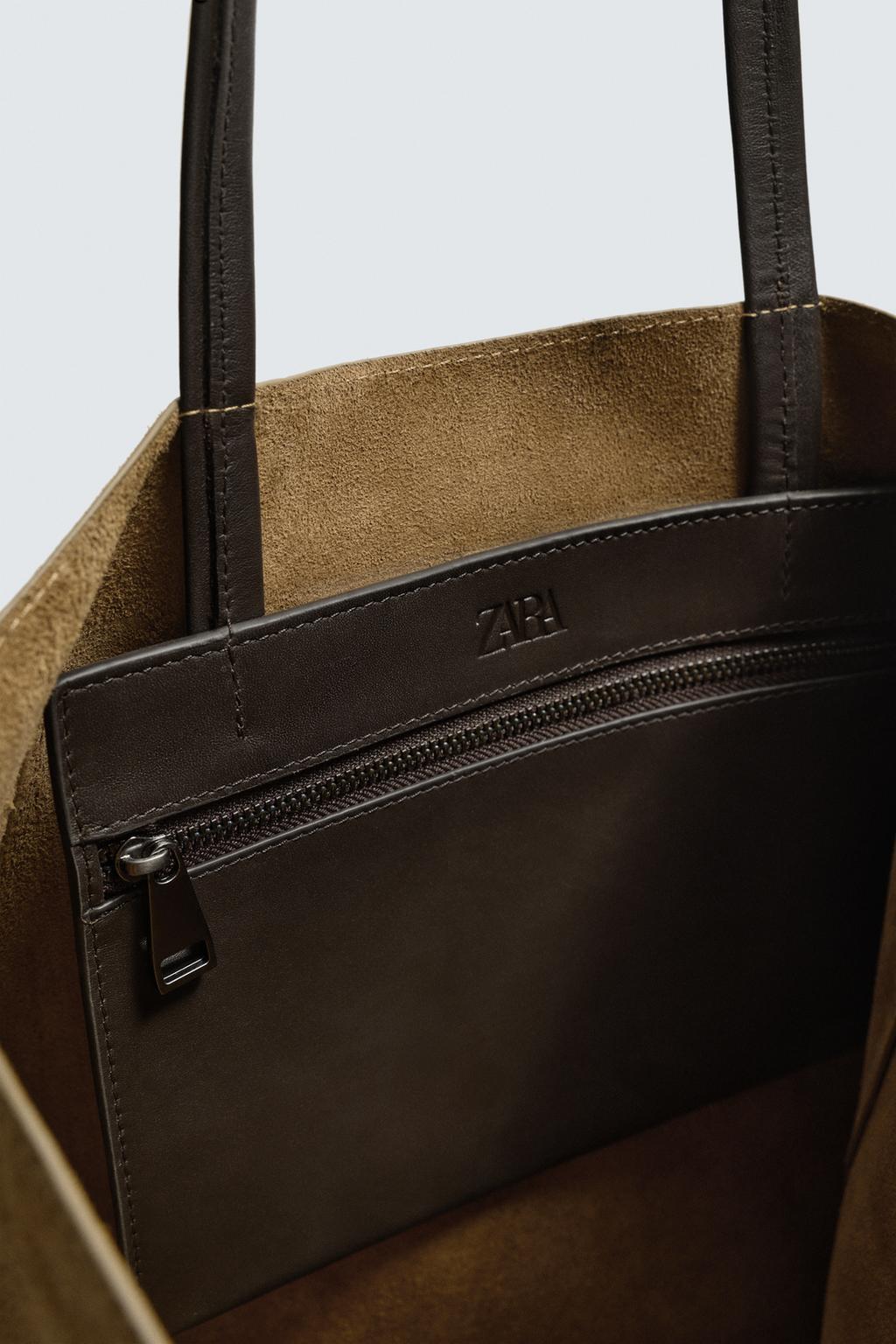 КОЖАНАЯ СУМКА-ШОПЕР