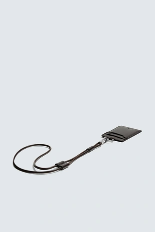 Кожаный держатель для карт с подвеской- Заказать в России