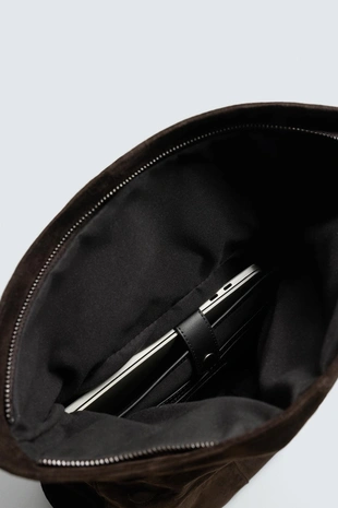 Рюкзак из кожи с клапаном- Заказать в России