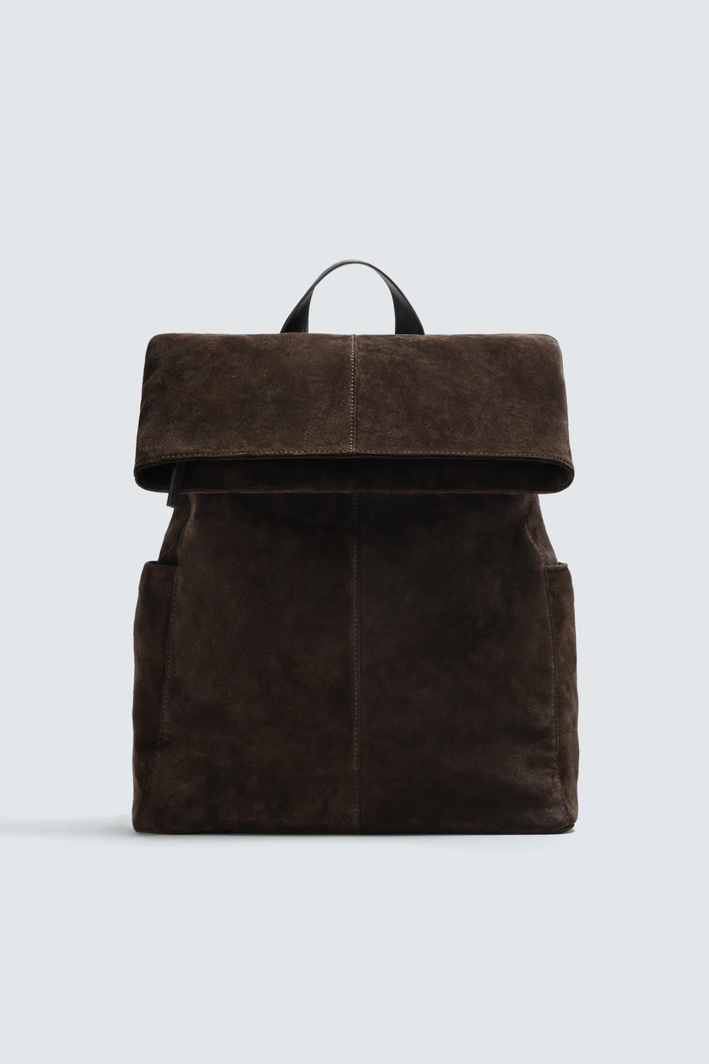 РЮКЗАК ИЗ КОЖИ С КЛАПАНОМ