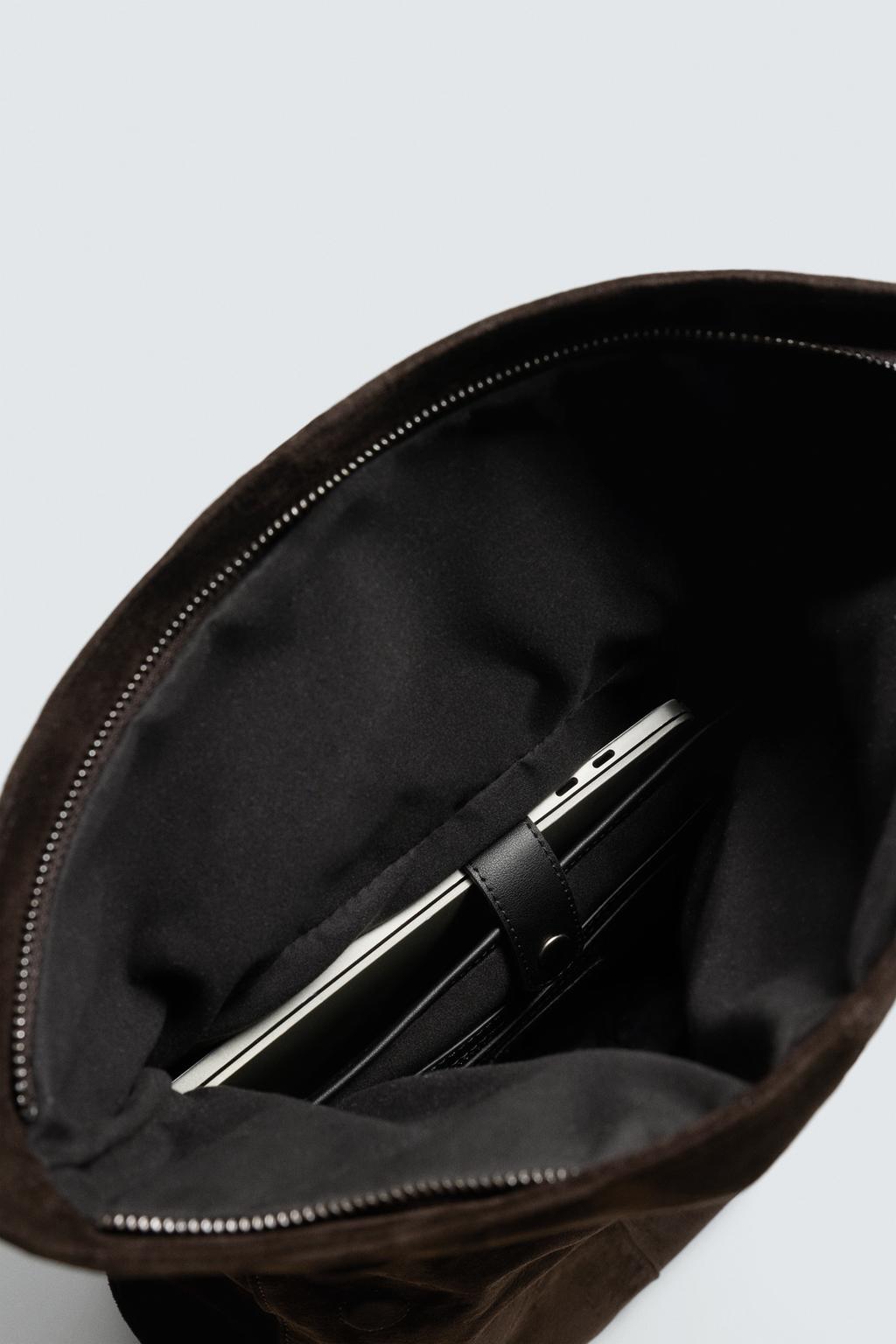 РЮКЗАК ИЗ КОЖИ С КЛАПАНОМ