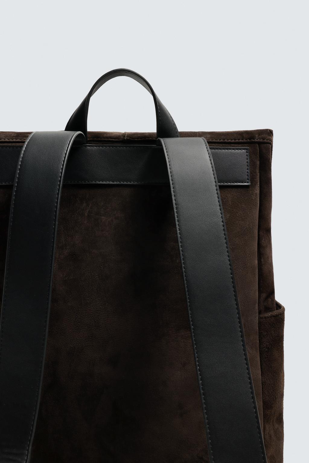 РЮКЗАК ИЗ КОЖИ С КЛАПАНОМ