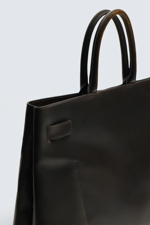 Кожаная сумка- Заказать в России