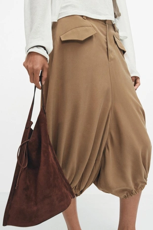 Плоская кожаная сумка с бантом- Заказать в России