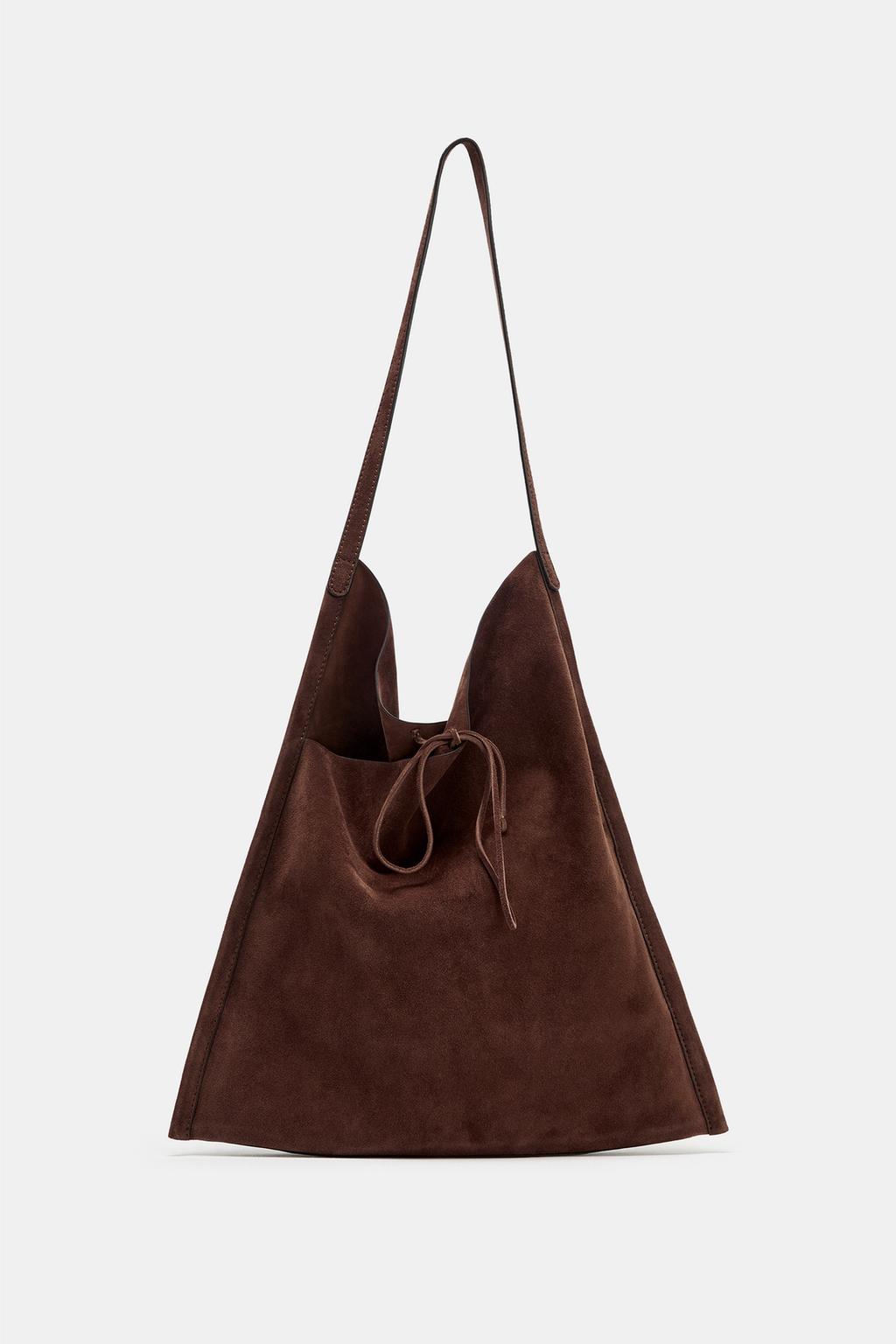 ПЛОСКАЯ КОЖАНАЯ СУМКА С БАНТОМ