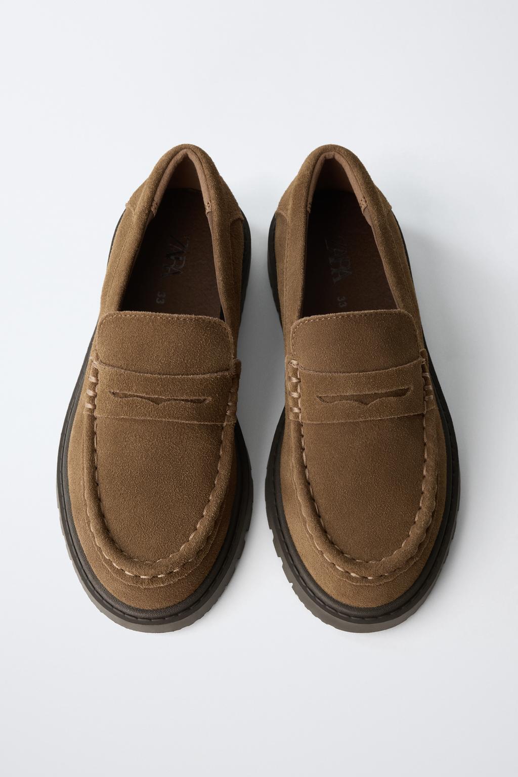 КОЖАНЫЕ ЛОФЕРЫ С ПЛАНКОЙ