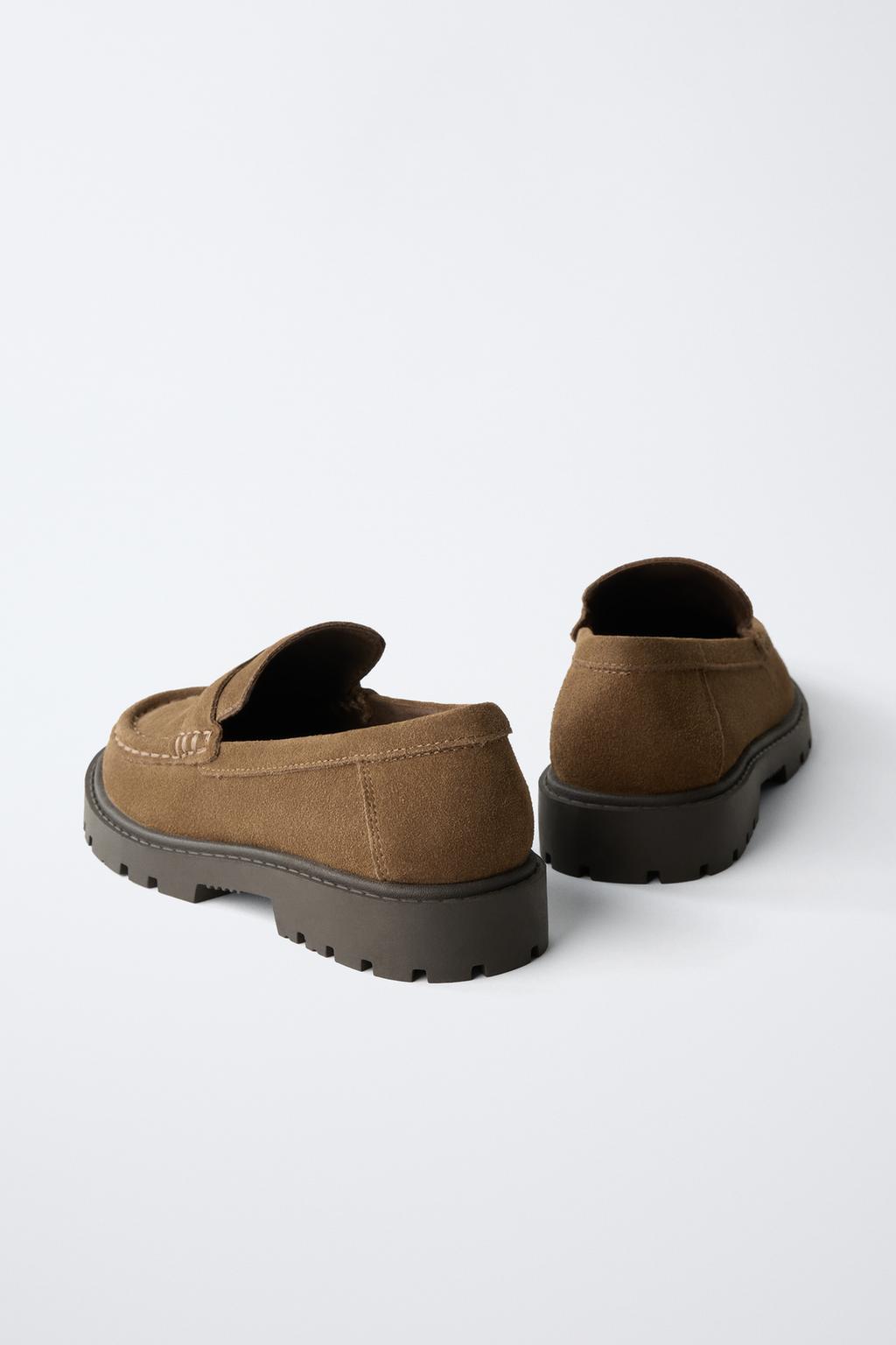 КОЖАНЫЕ ЛОФЕРЫ С ПЛАНКОЙ