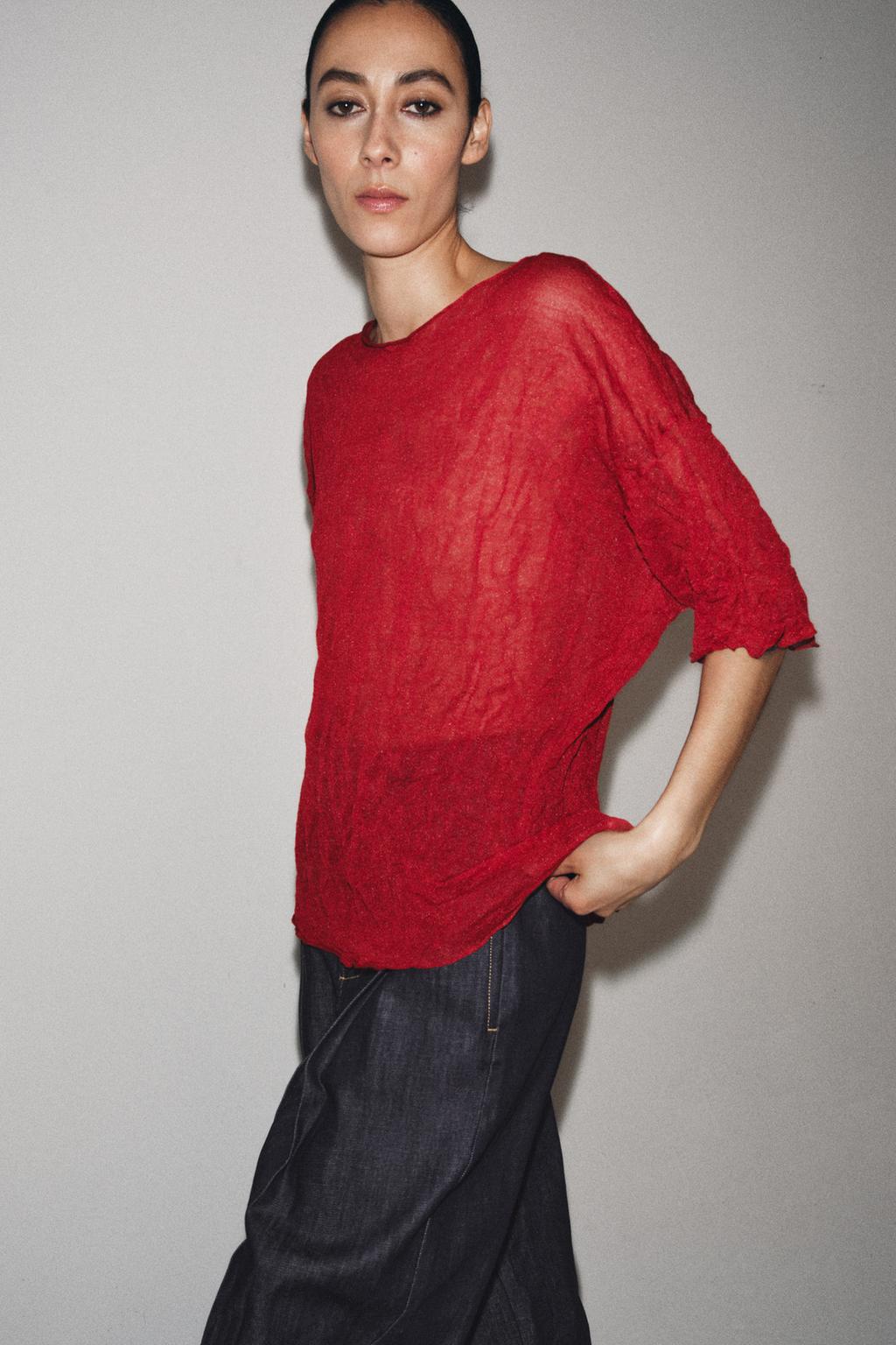 ТОП ИЗ ЖАТОГО ТРИКОТАЖА