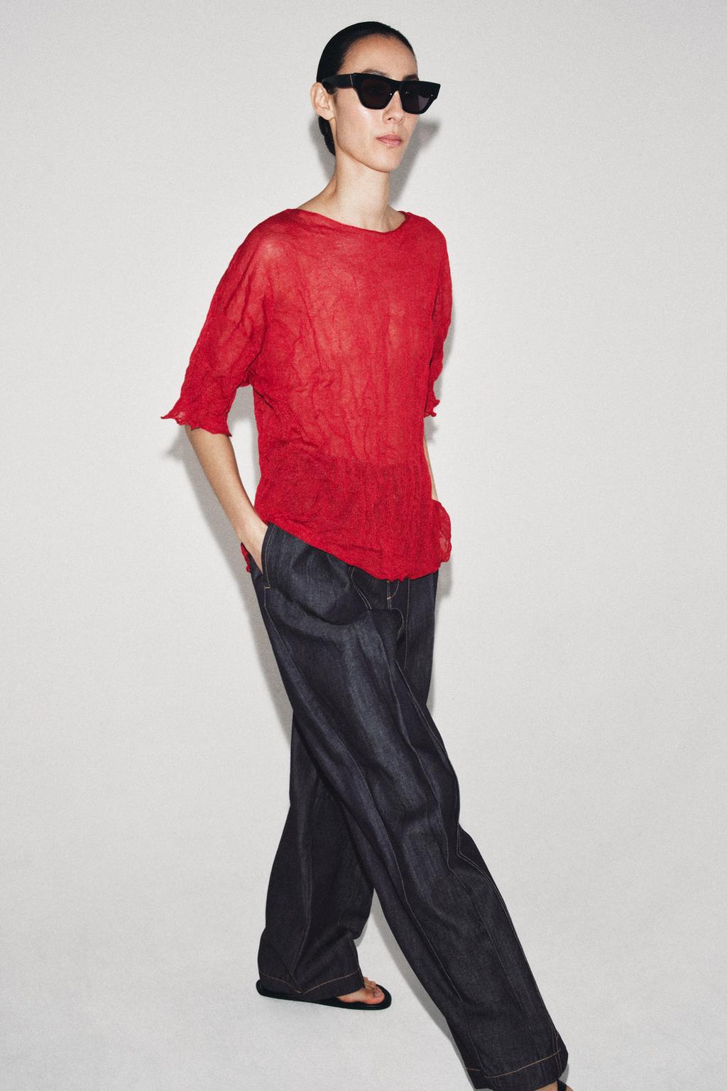 ТОП ИЗ ЖАТОГО ТРИКОТАЖА