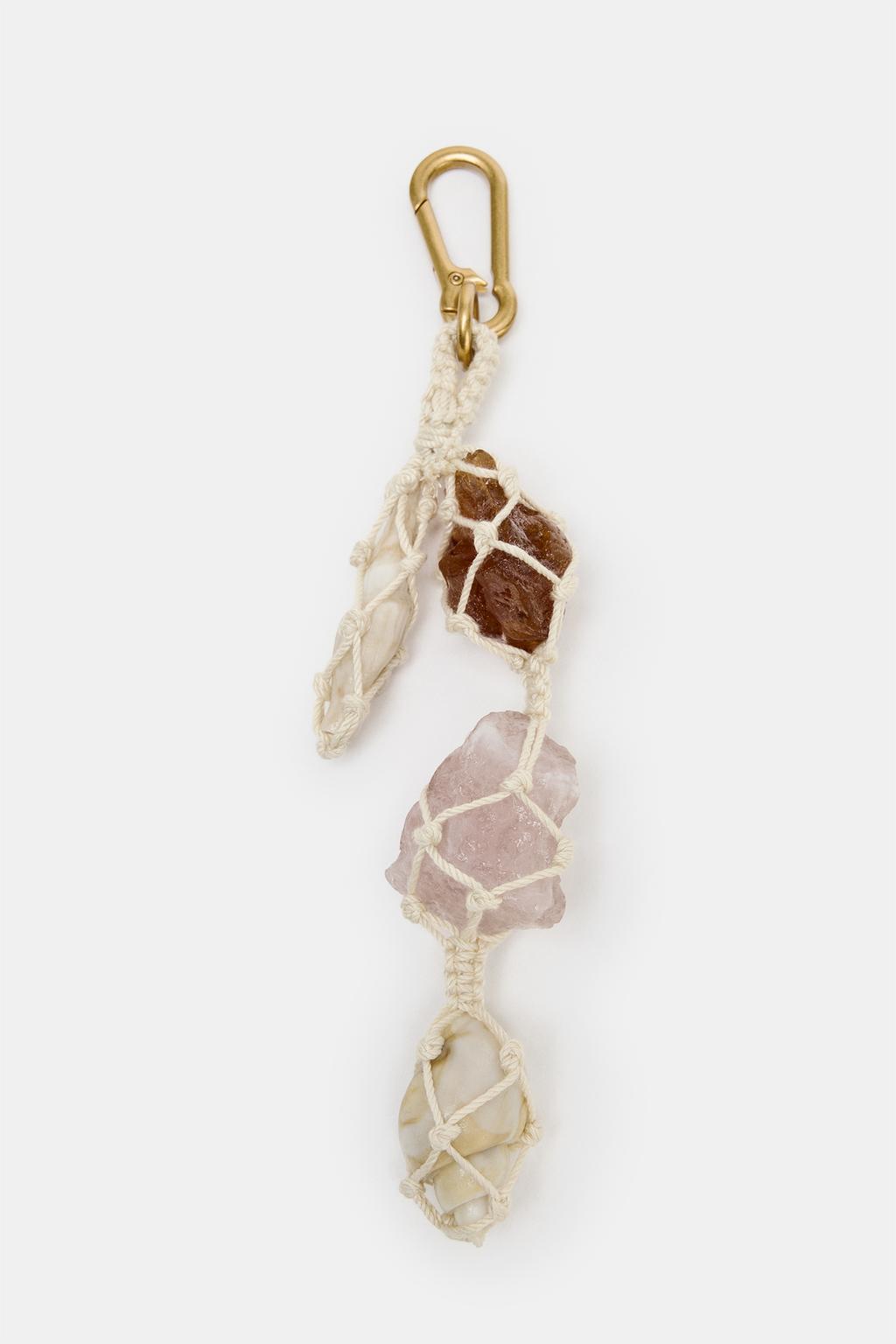 Ожерелье-подвеска с оплеткой