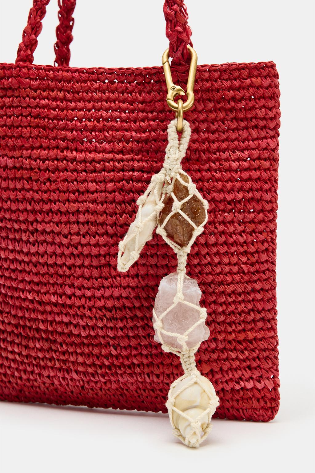 Ожерелье-подвеска с оплеткой