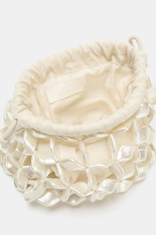 Сумка-мешок с перламутровым эффектом- Заказать в России