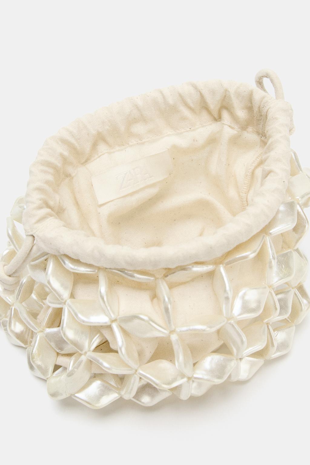 СУМКА-МЕШОК С ПЕРЛАМУТРОВЫМ ЭФФЕКТОМ