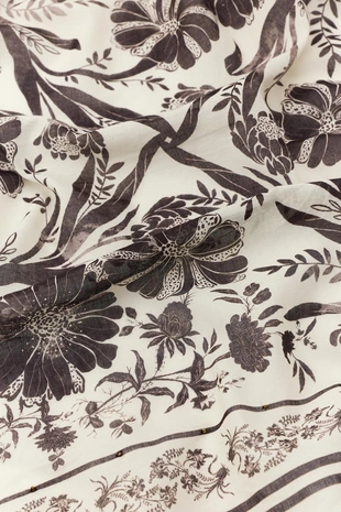 Платок с принтом пейсли и бусинами- Заказать в России