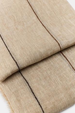 Шарф из 100% льна в полоску- Заказать в России